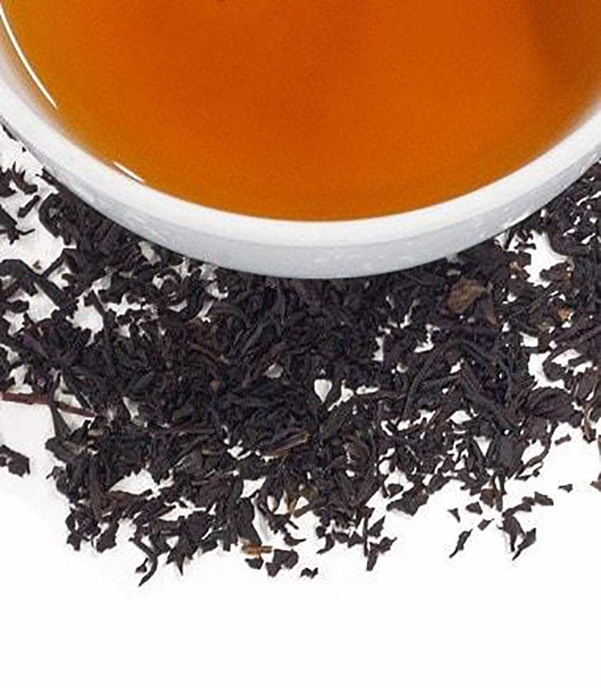 Harney & Sons loose leaf close-up highlighting leaves and aroma