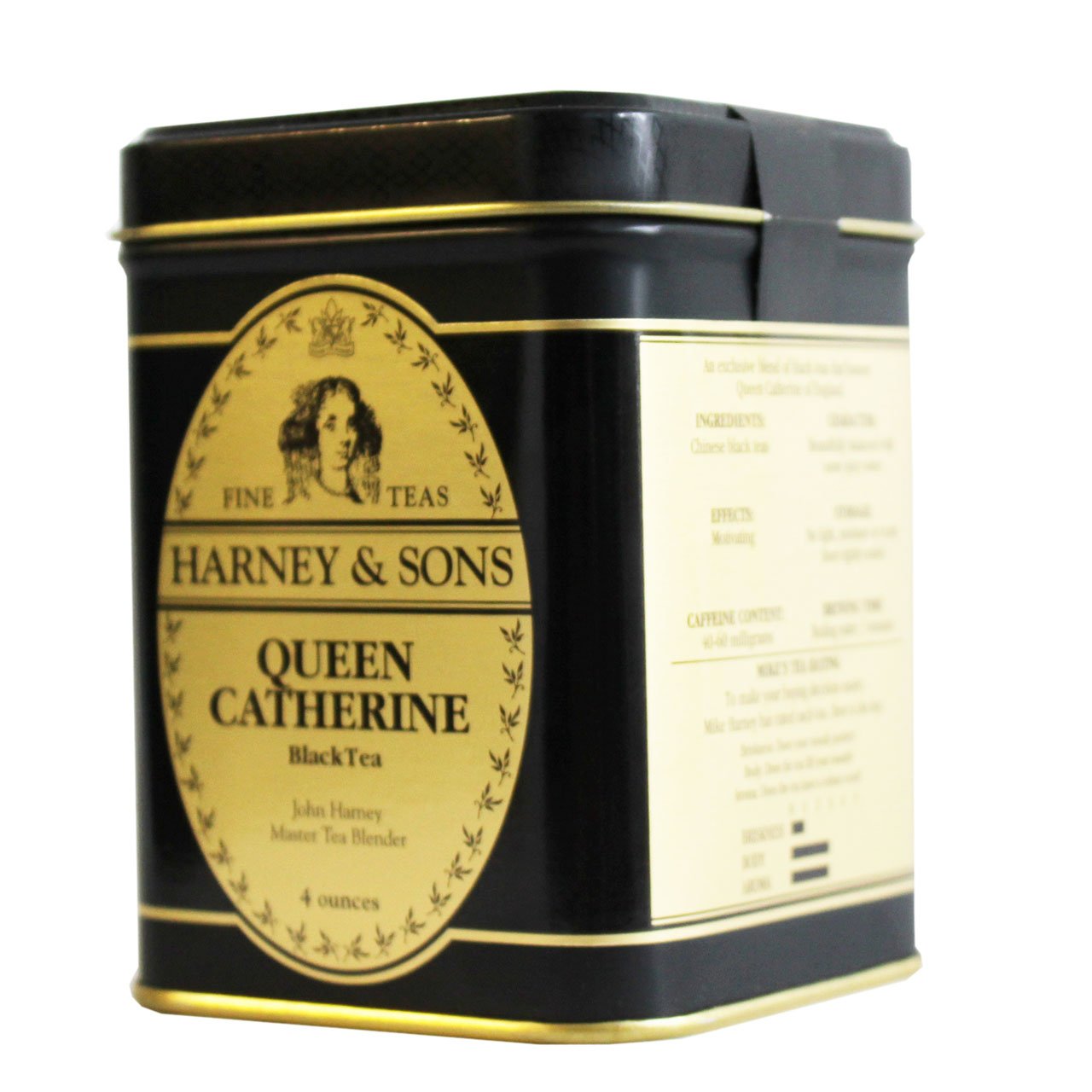 Harney & Sons close-up of golden-tipped loose leaves showing quality and aroma benefit