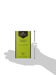 Harney & Sons box next to a ruler for size comparison demonstrating pack quantity