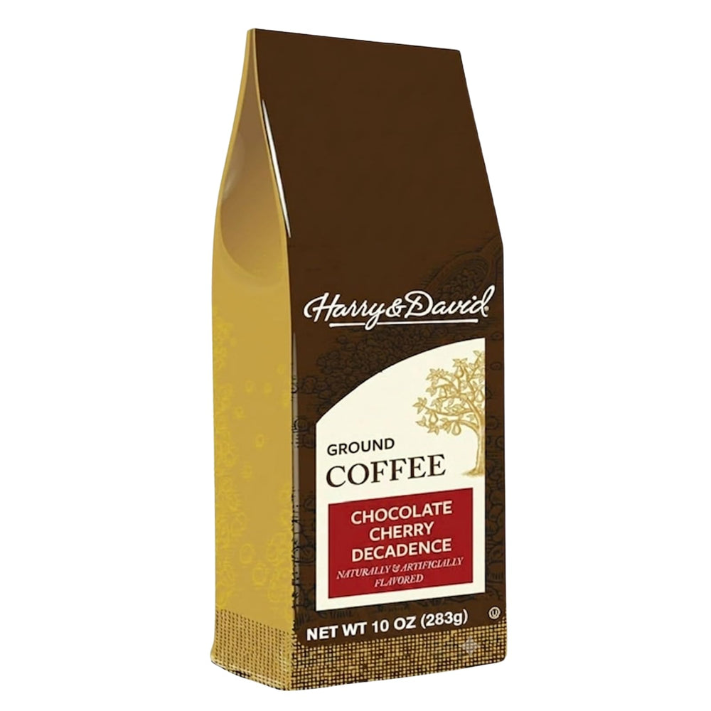 Harry & David front packaging with cup highlights gourmet dessert-like flavor and gift appeal