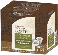 Harry & David front packaging showing pods and flavor benefits