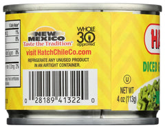 Hatch Farms roasted green chile close-up highlighting smoky texture