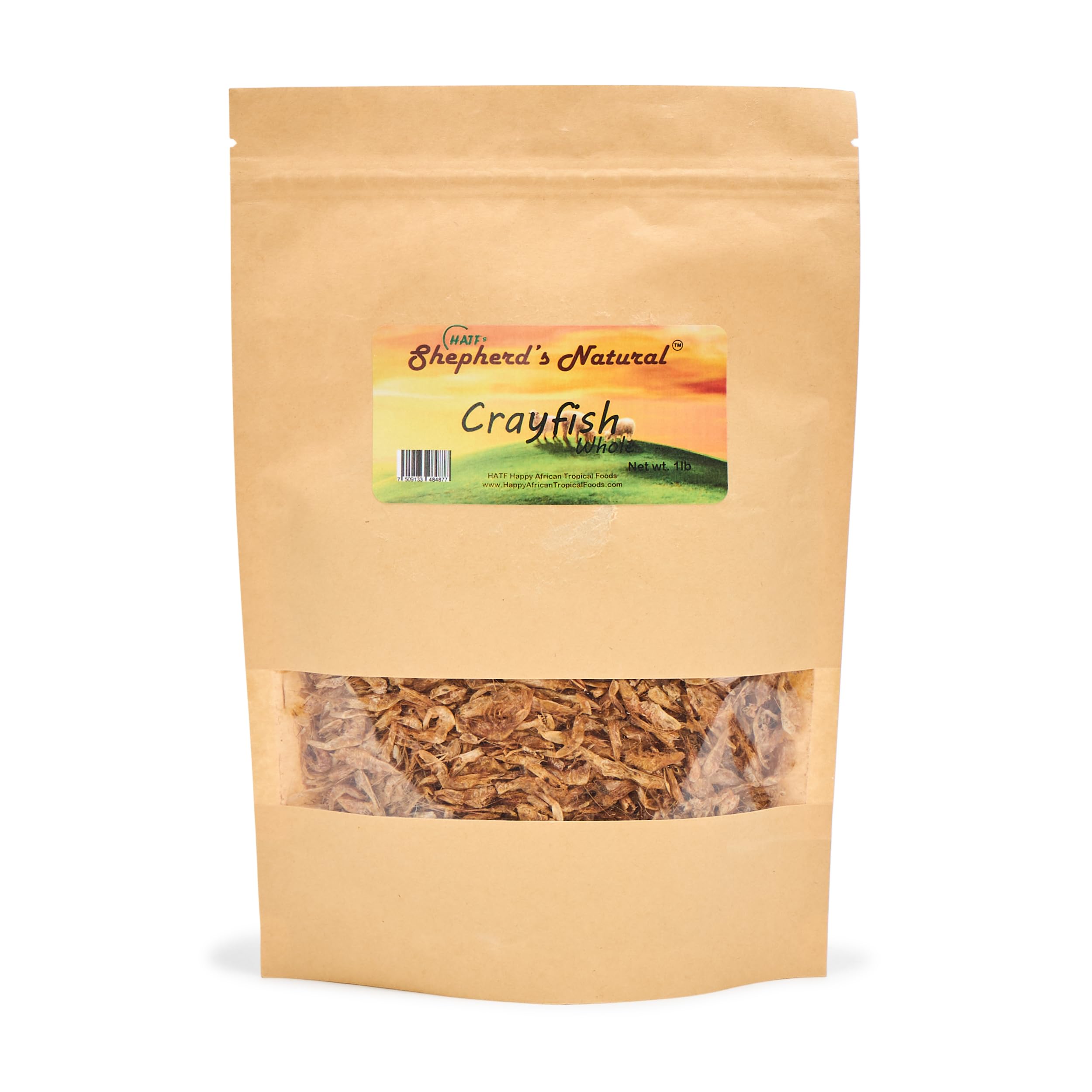 HATF'S SHEPHERD'S NATURAL front packaging shows 4 oz resealable pouch and sand-free promise