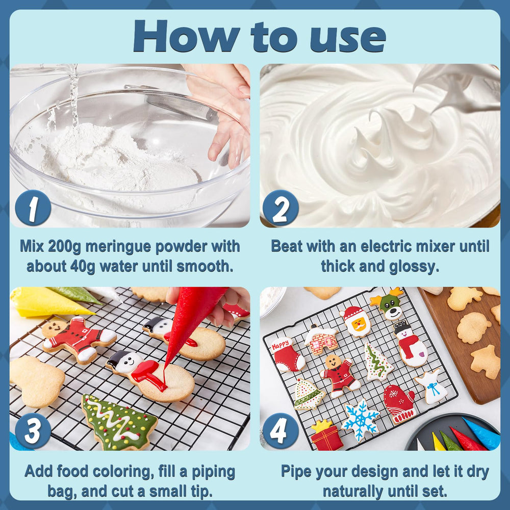 HAVNDRAE assembling gingerbread house with sturdy meringue hold