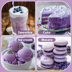 HAVNDRAE vibrant ube cakes showcasing natural color and baking use