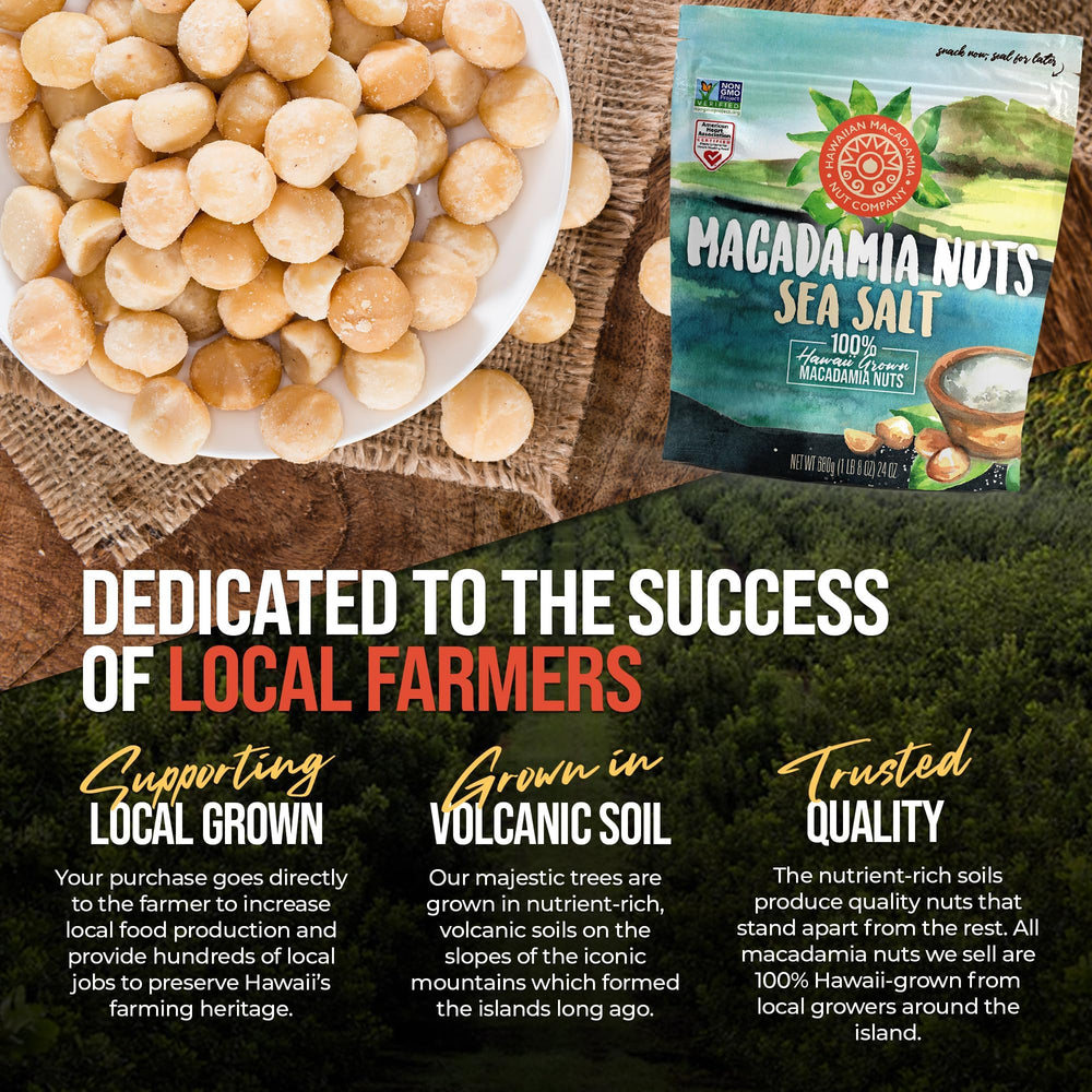 Hawaiian Macadamia Nut Company nuts in a serving bowl for sharing and entertaining