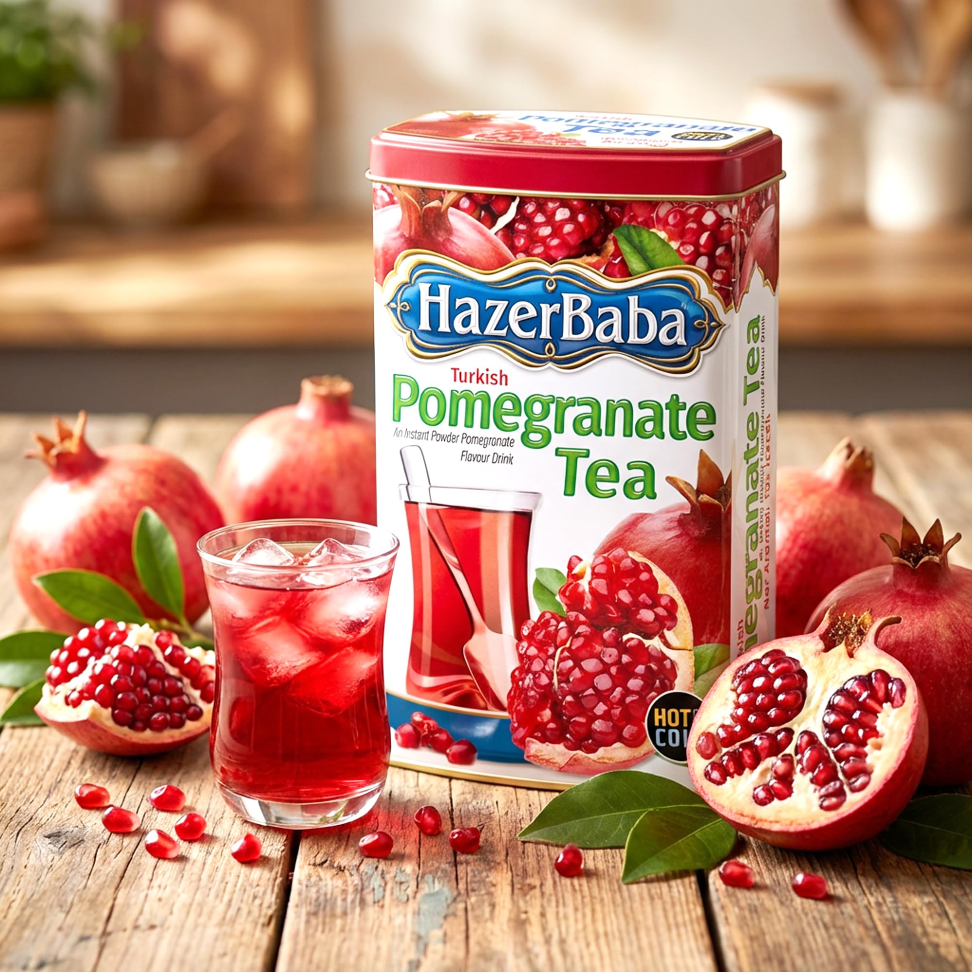 HazerBaba powder mixed with lemonade bottle demonstrating a fruity blend