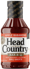 Head Country front label showing apple habanero flavor and brand