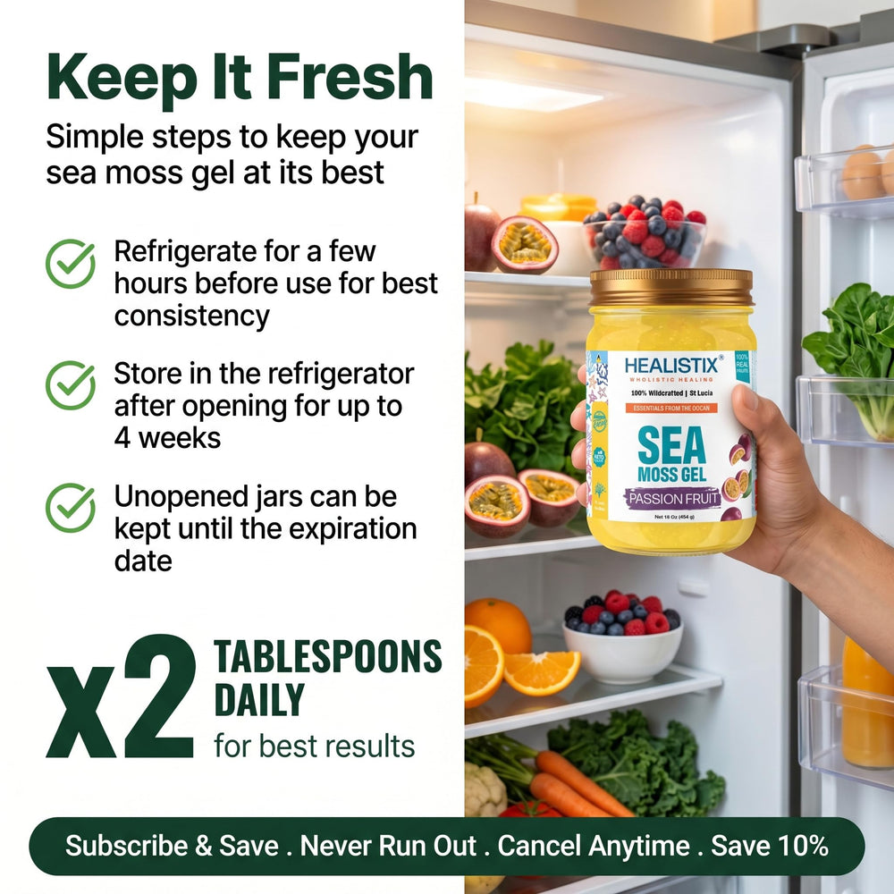 HEALISTIX ingredient label detail showing clean minimal ingredients and transparency