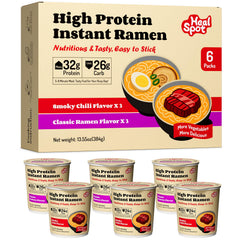 HealSpot front packaging showing dual-flavor variety and protein callout