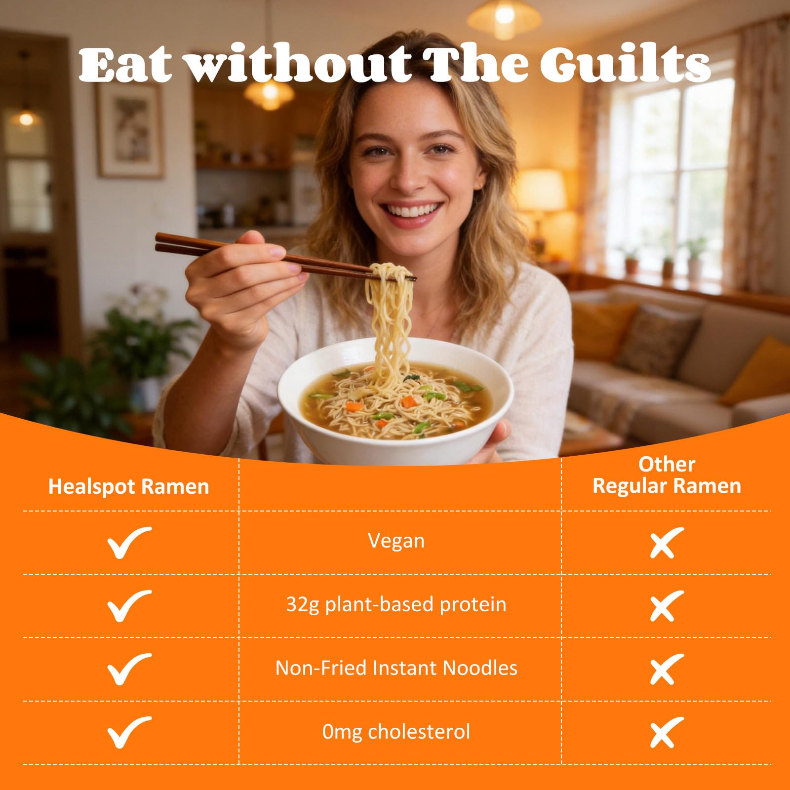 HealSpot protein content label zoom emphasizing 32g plant protein