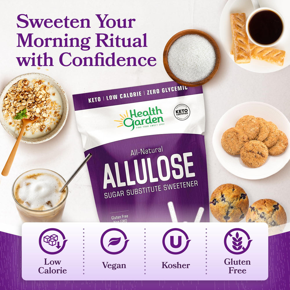 Fresh-baked cookies made with Health Garden allulose showing browning and texture benefits