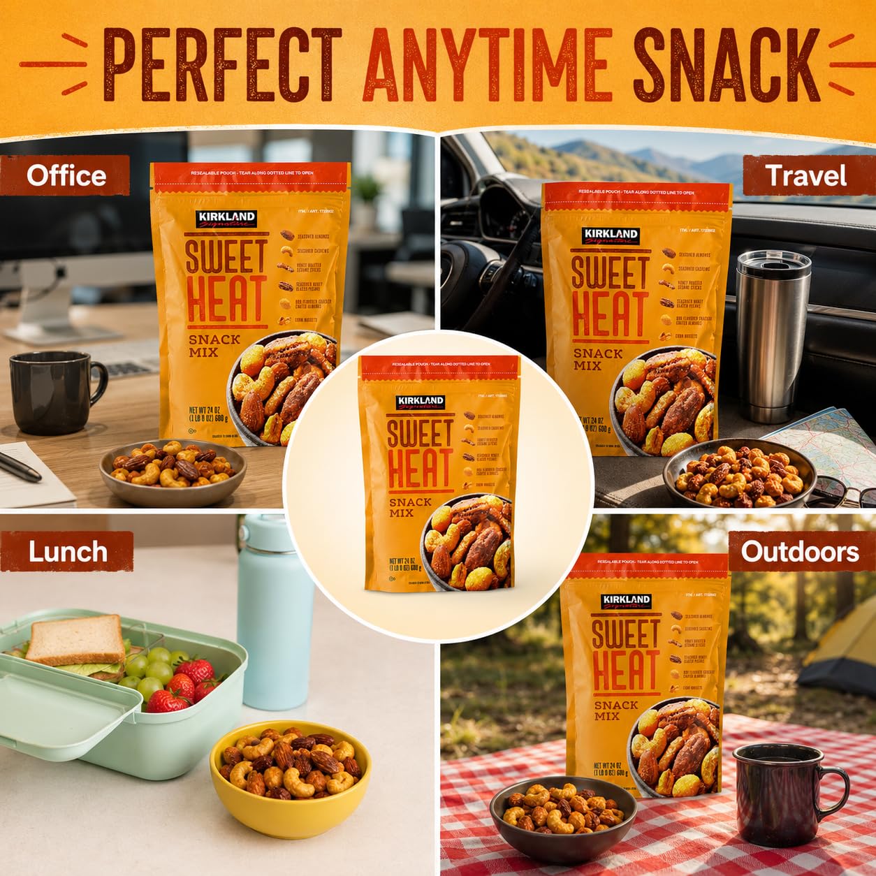 HealthEmpire lifestyle party spread with snack mix complementing cheese board