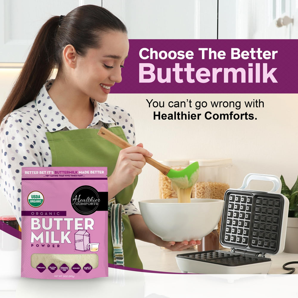 Healthier Comforts ingredient label close-up showing one-ingredient organic assurance