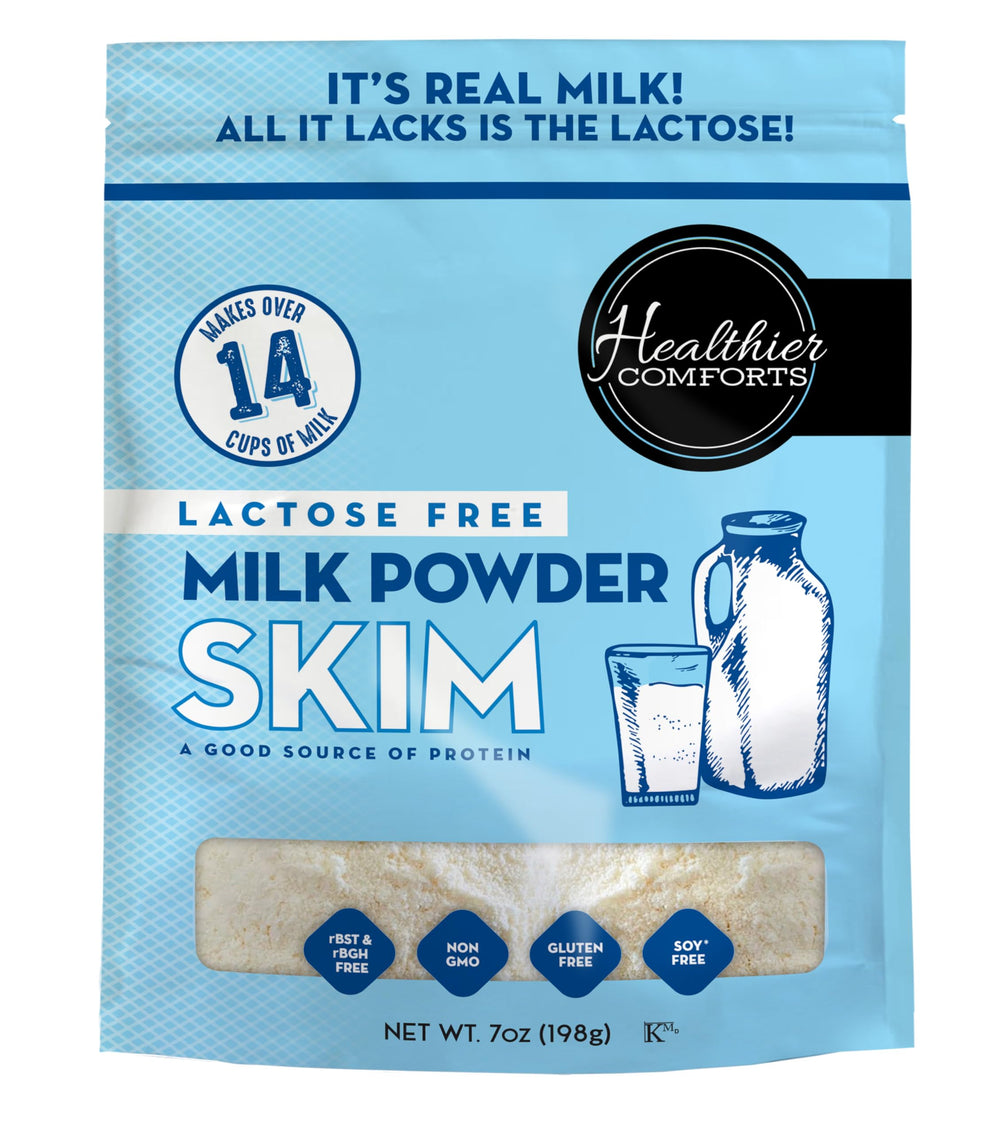 Healthier Comforts front packaging showcasing product benefits and label