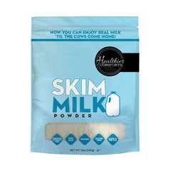 Healthier Comforts front packaging showing product benefits and 12oz size