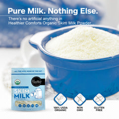 Healthier Comforts open container close-up of fine powder texture for easy mixing