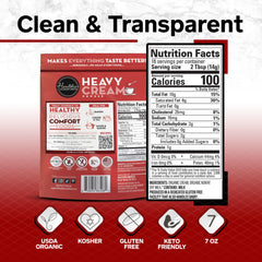 Healthier Comforts resealable bag open for long-lasting pantry storage