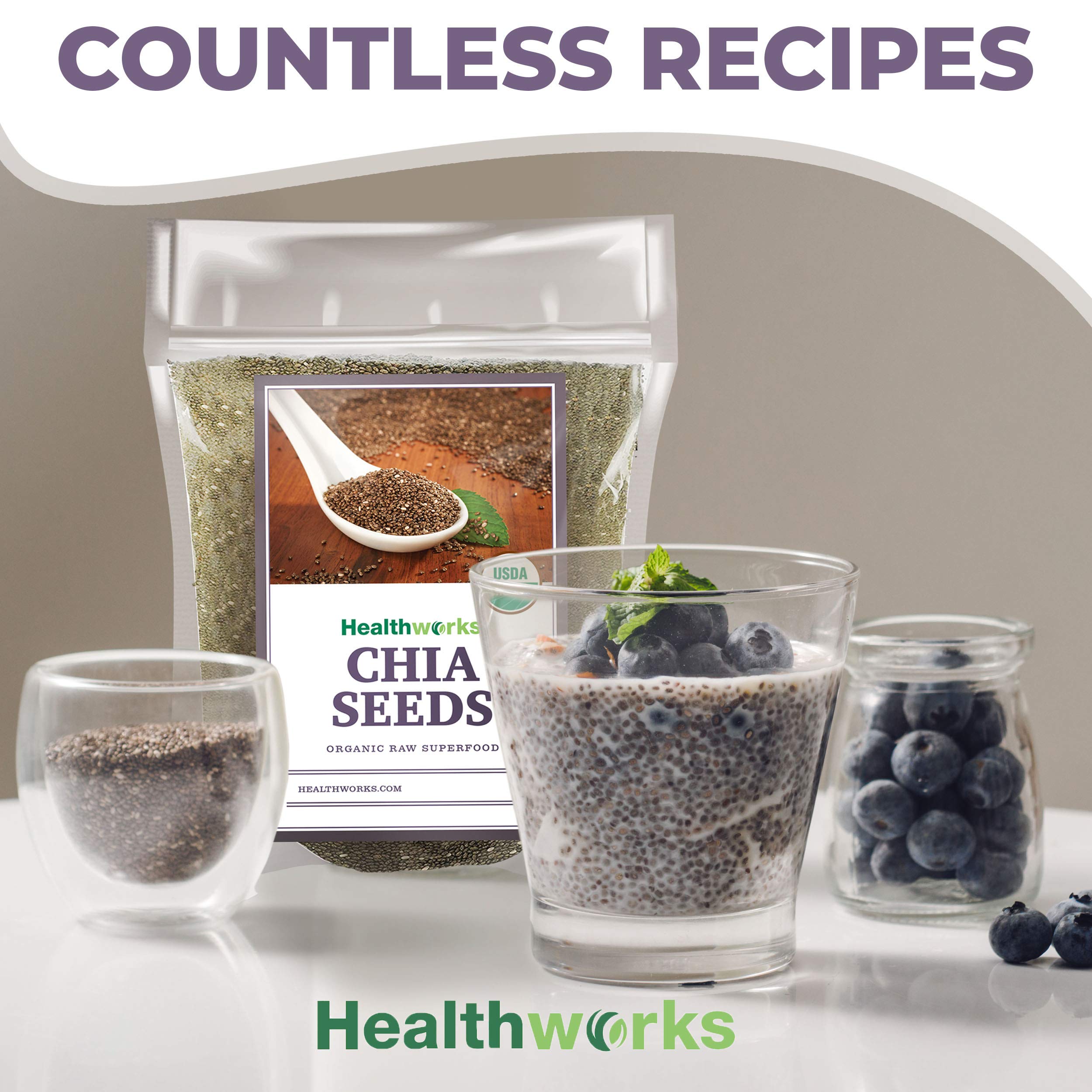 Healthworks farmer harvesting chia seeds illustrating sustainable sourcing and traceability