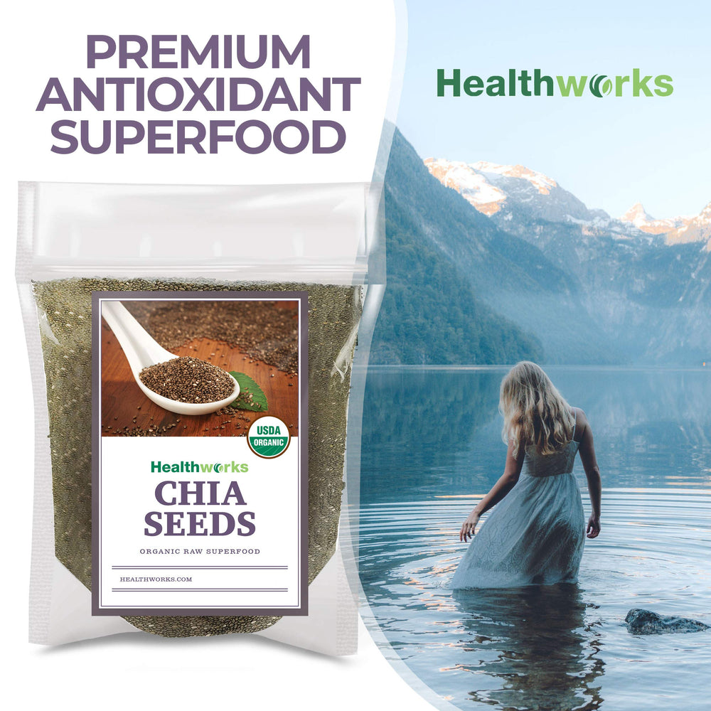 Healthworks chia pudding in jar demonstrating creamy texture and grab-and-go breakfast benefit