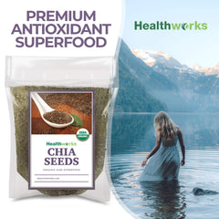 Healthworks chia pudding in jar demonstrating creamy texture and grab-and-go breakfast benefit