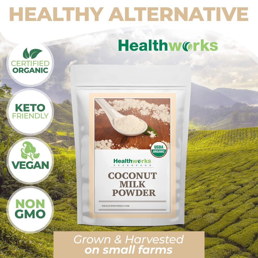 Healthworks Superfoods used in a curry bowl adding creamy coconut flavor