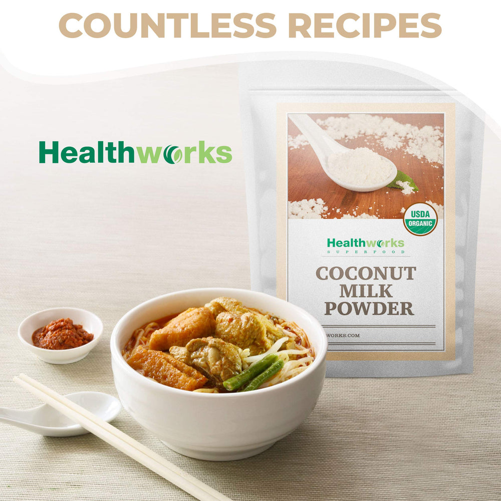 Healthworks Superfoods in a kitchen lifestyle shot for pantry convenience