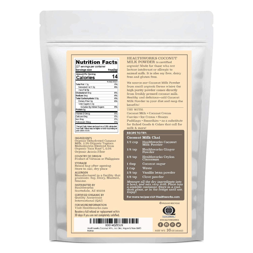 Healthworks Superfoods powder close-up texture for creamy mixing
