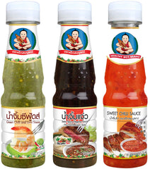 Healthy Boy front packaging showing three bottles and clear product view, boosts kitchen convenience