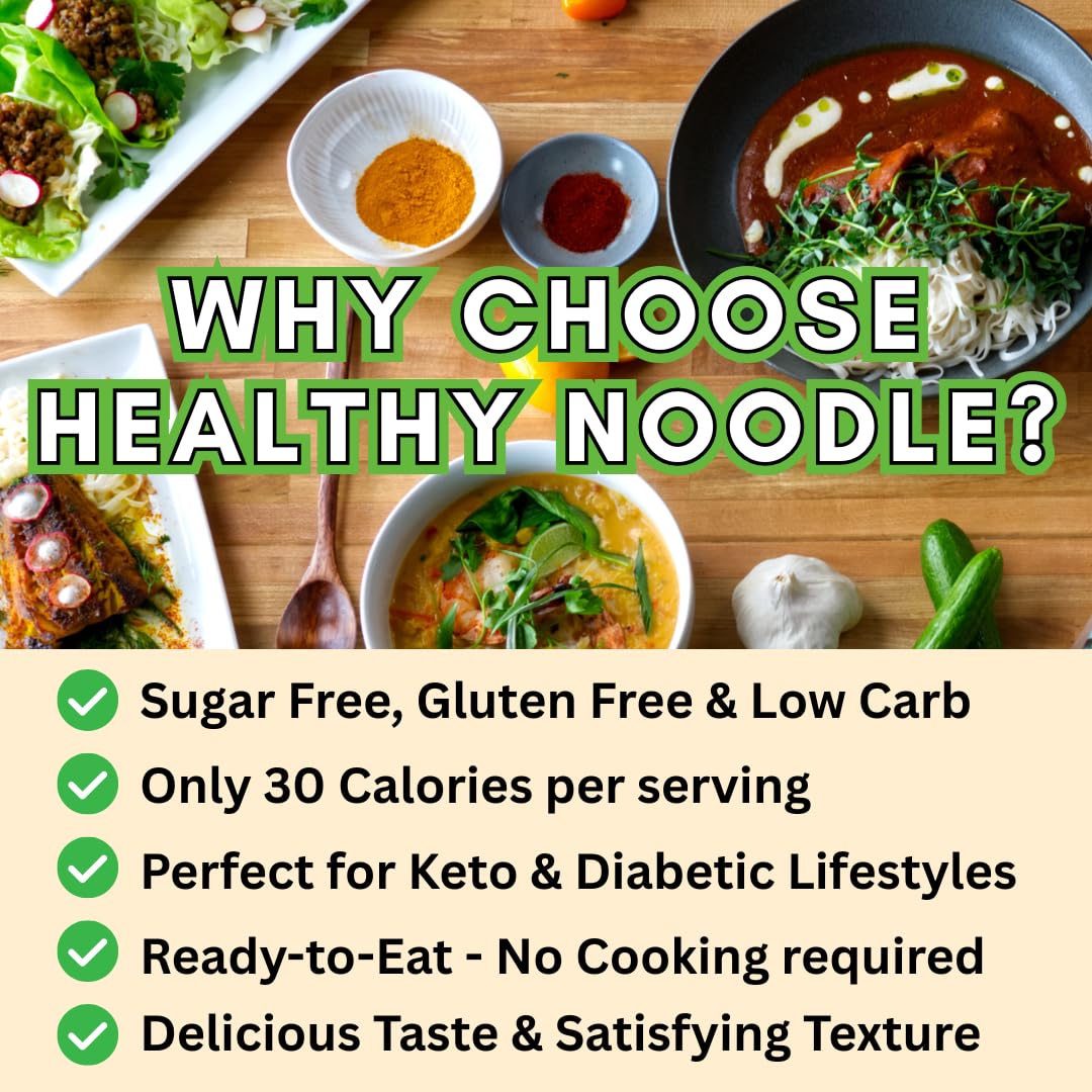 Healthy Noodle open pouch draining under water demonstrating fast prep
