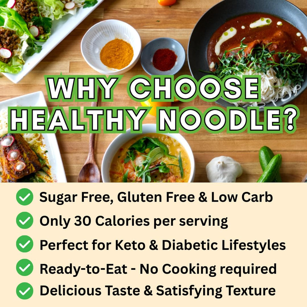 Healthy Noodle open pouch draining under water demonstrating fast prep