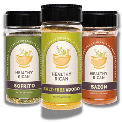 Healthy Rican front bundle packaging showing brand and clean labels, boosts pantry appeal