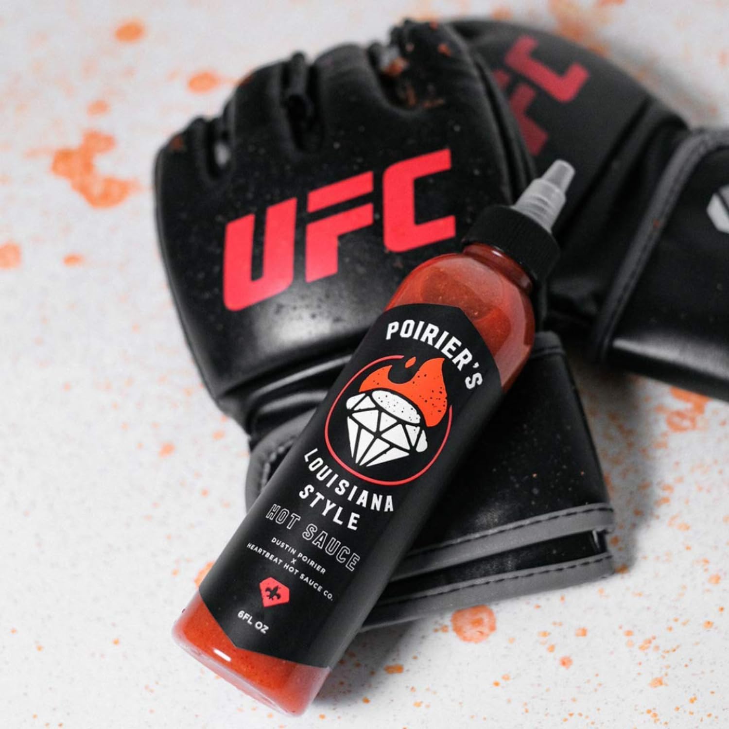 HEARTBEAT HOT SAUCE CO. opened bottle stored in fridge door, preserves bright vinegar-forward taste