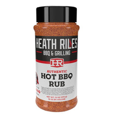 Heath Riles front label showing brand and hot rub for confident purchase
