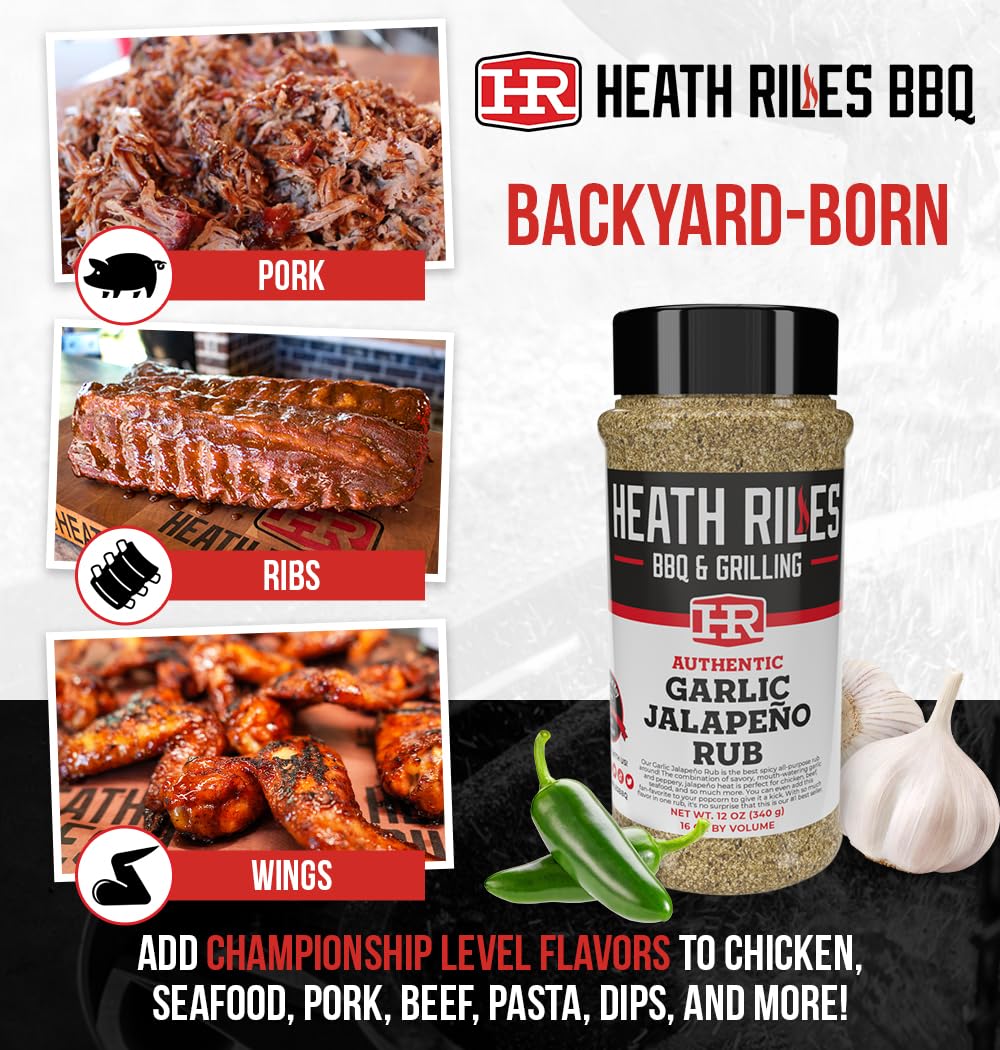 Heath Riles rub sprinkled on chicken showing enhanced flavor and quick seasoning benefit