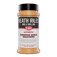 Heath Riles front jar view showing label and premium seasoning benefit
