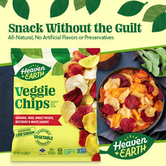 HEAVEN & EARTH close-up of chip texture highlighting thin crisp
