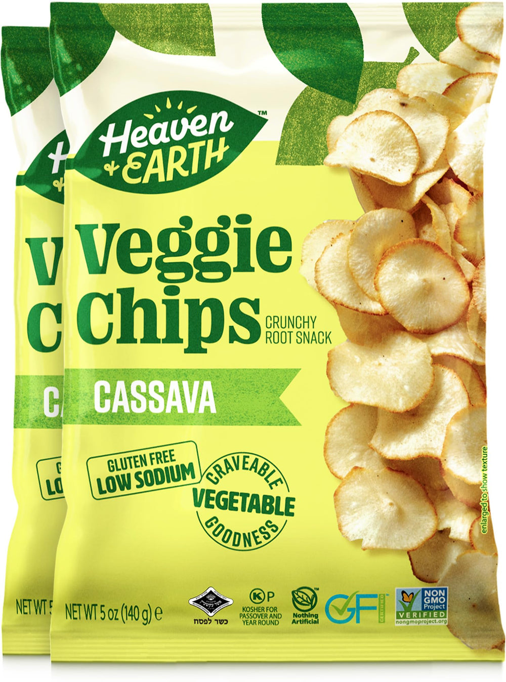 Heaven & Earth front packaging showing 5oz bag and brand benefits