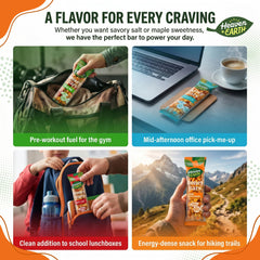Heaven & Earth ingredients spread with nuts, seeds, and honey for transparency