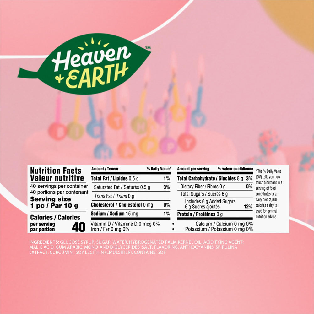 Heaven & Earth taffies spread in a bowl at a party offering colorful appeal