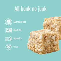 Heavenly Hunks cookie in hand demonstrating soft-baked texture and convenient snackability