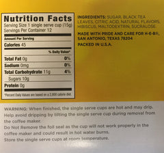 HEB pod next to a measuring cup to show single-serve portion control