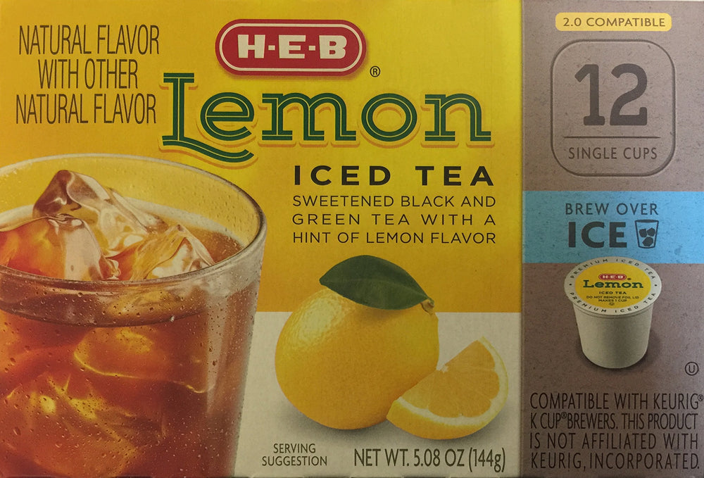 HEB pod close-up showing pod detail and easy single-serve brewing