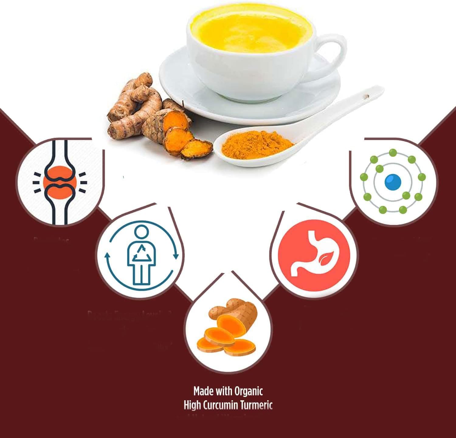 Hebhac Herbs powder stirred into smoothie bowl for versatile kitchen use