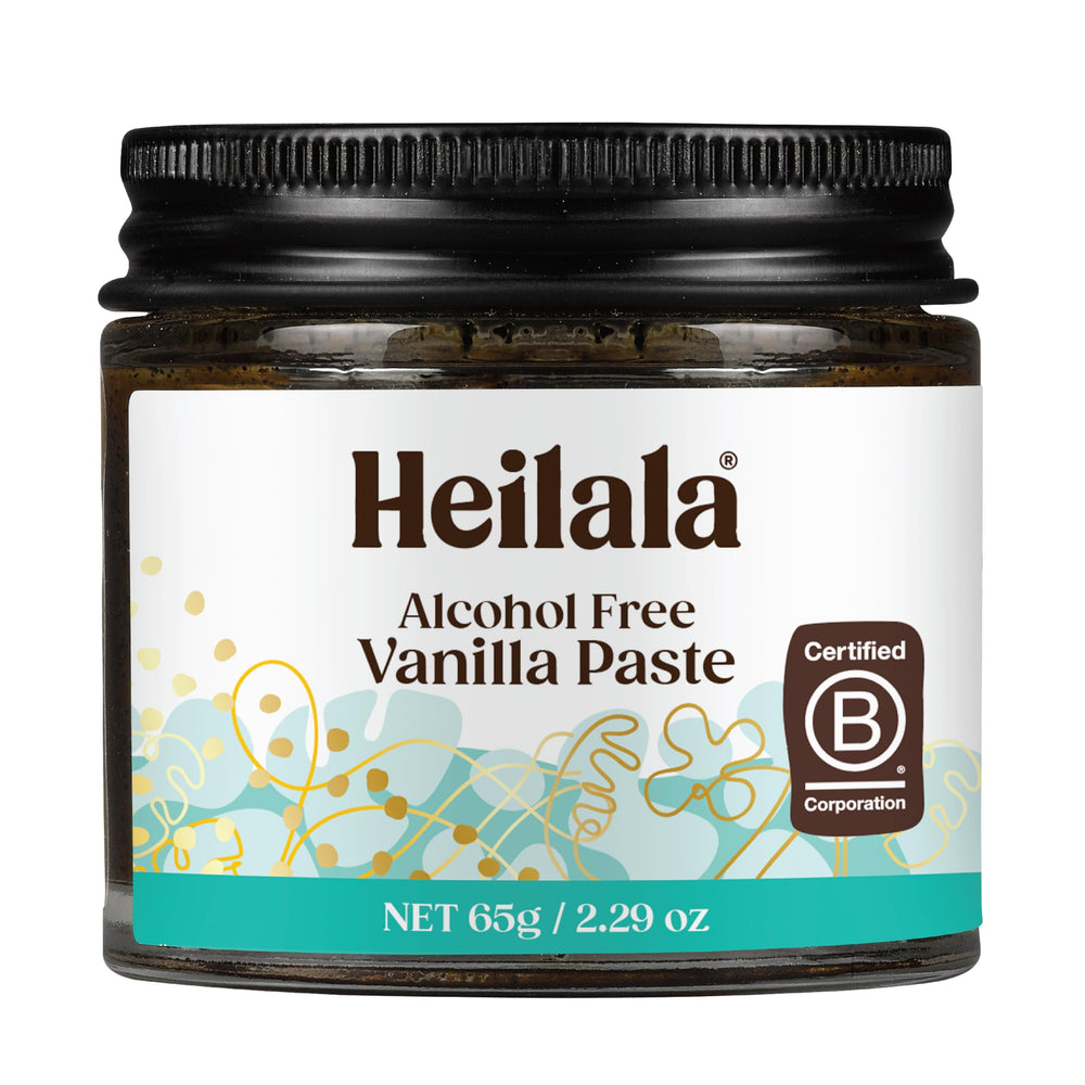 Heilala vanilla paste front jar showing premium packaging and immediate visual appeal