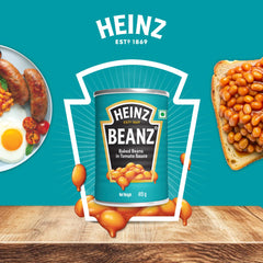 Heinz Beanz close-up of tomato sauce texture highlighting rich flavour