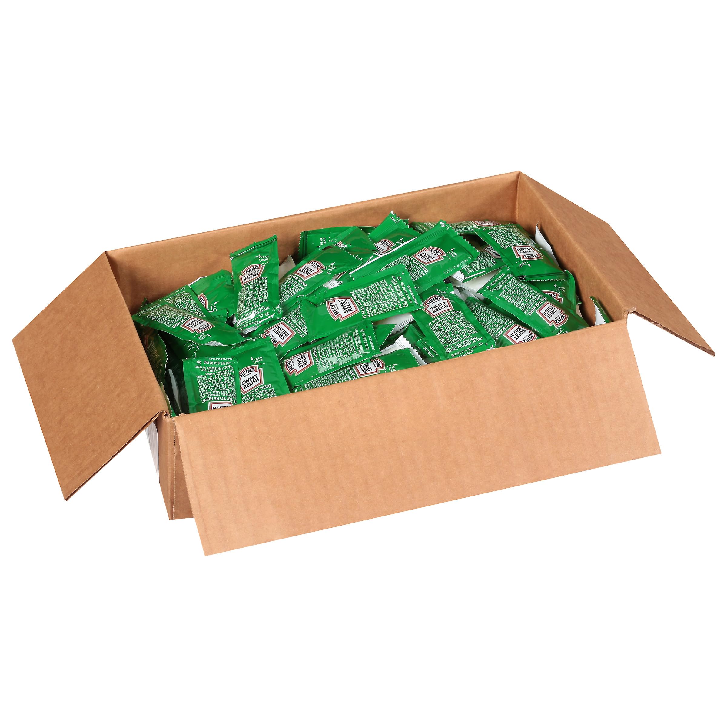 HEINZ packets at a condiment station speeding customer service