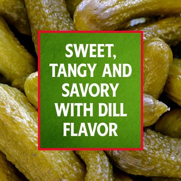HEINZ relish on a hot dog adding crunchy dill brightness to sandwich