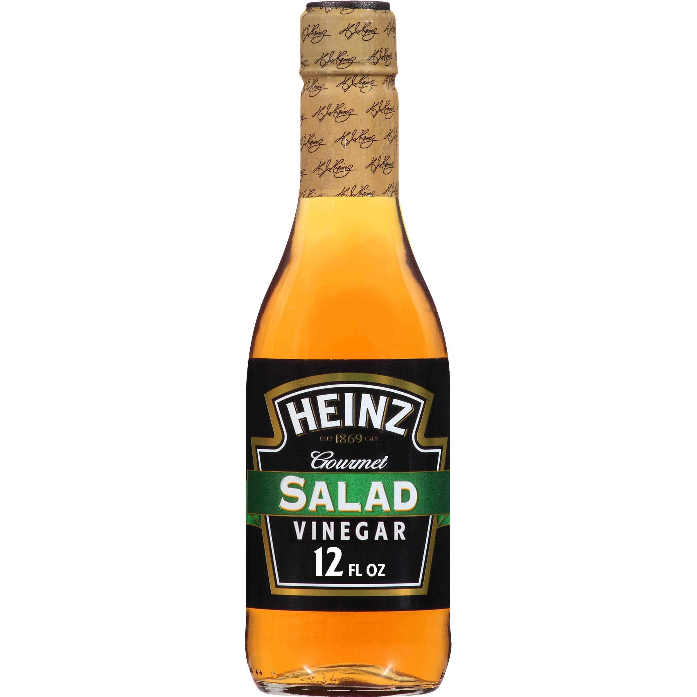 HEINZ front packaging showing the 12 fl oz bottle, clear label and easy-pour top for convenient dressing