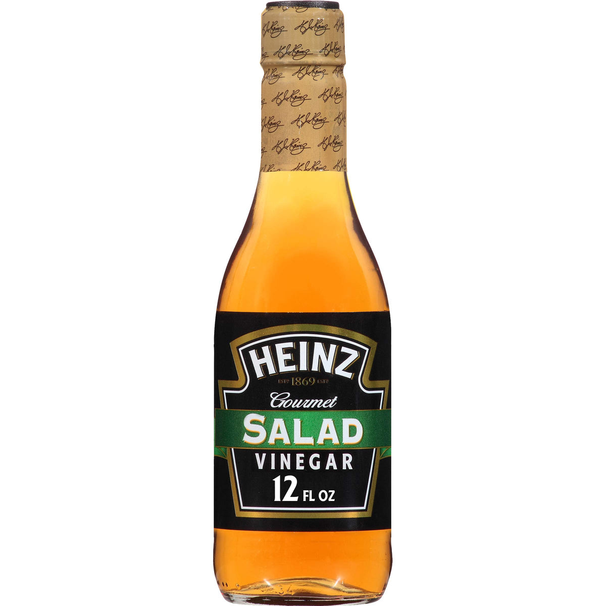 HEINZ front packaging showing the 12 fl oz bottle, clear label and easy-pour top for convenient dressing